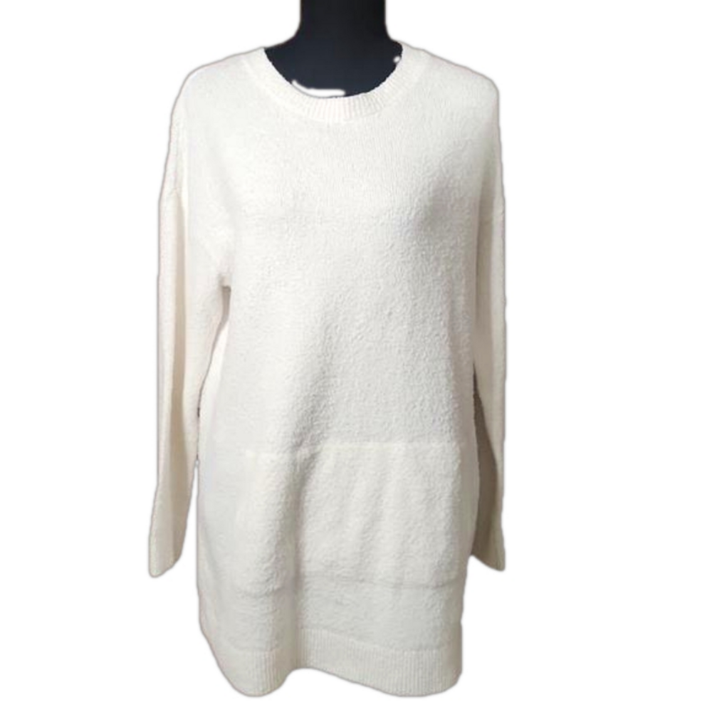 Purejill long sleeve oversized tunic pullover, XS